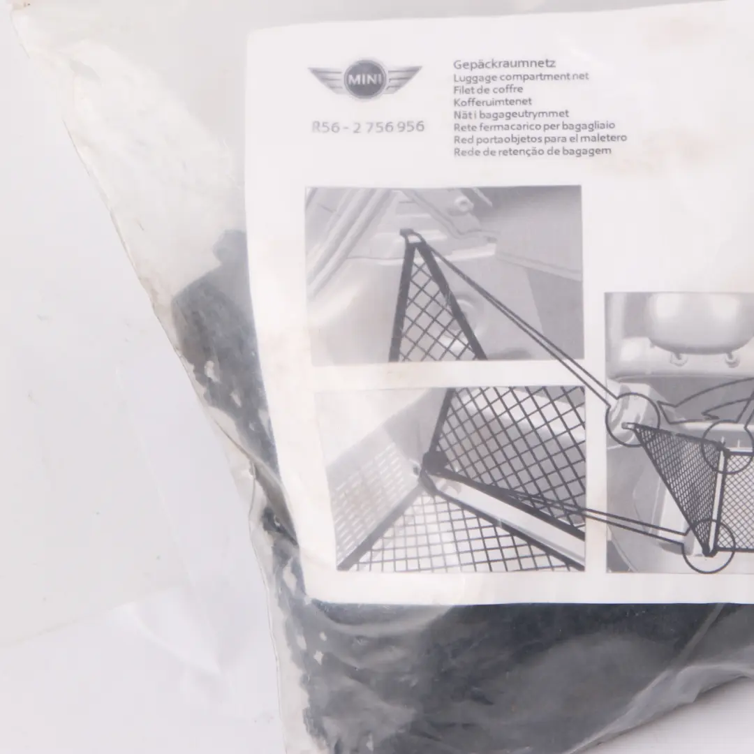 Luggage Boot Trunk Lid Compartment Cargo Net 2756956 to Mini Cooper R56 R57 with Part number 2754568 Mini Cooper R56 R57 Luggage Boot Trunk Lid Compartment Cargo Net 2756956 - SKU 2754568-1 - Part number 2754568
