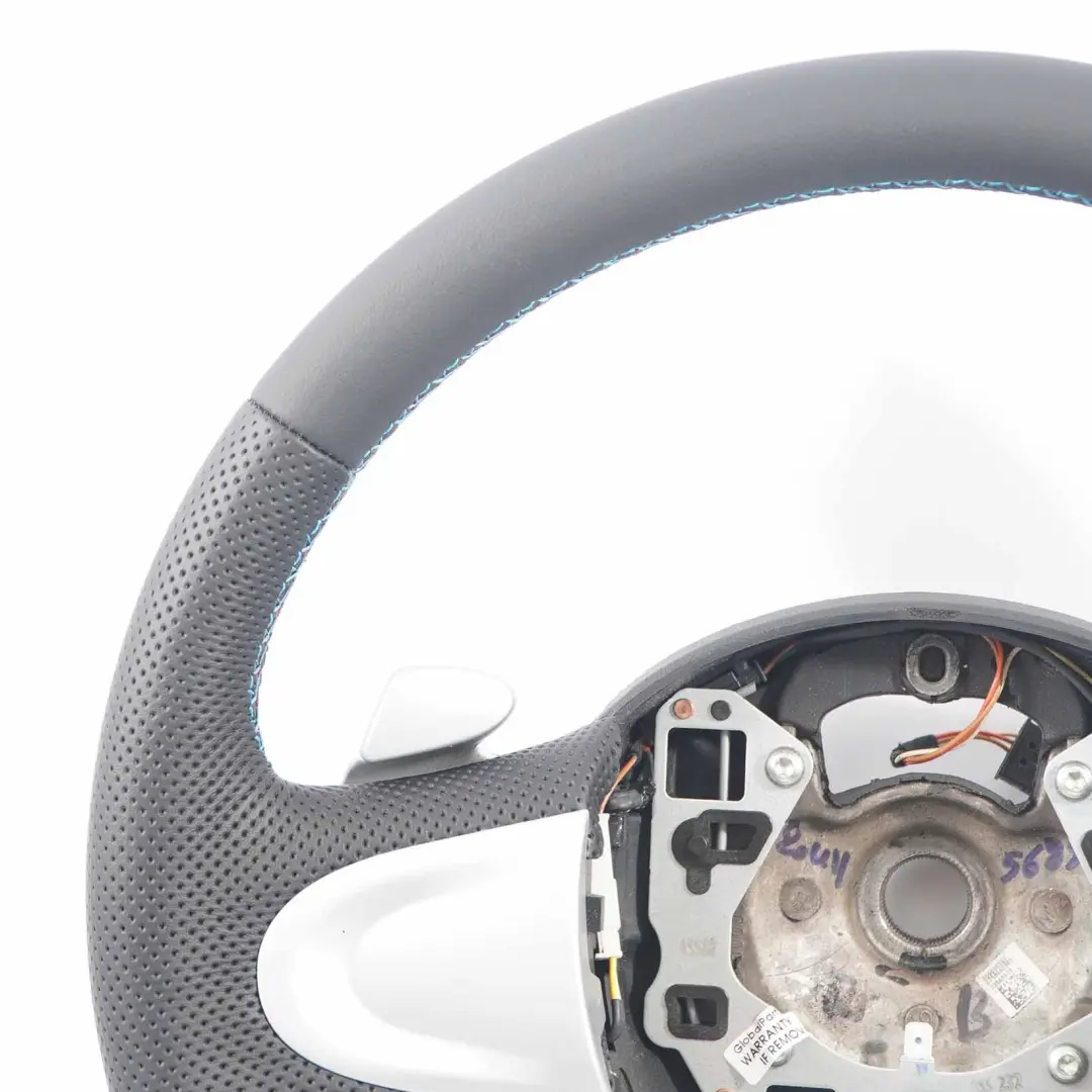 NEU Schwarz Leder Lenkrad 2 Speichen Schaltwippen 3 Farben für Mini Cooper R56 mit Teilenummer 2754633 Mini Cooper R56 NEU Schwarz Leder Lenkrad 2 Speichen Schaltwippen 3 Farben - SKU 2754633-1 - Teilenummer 2754633