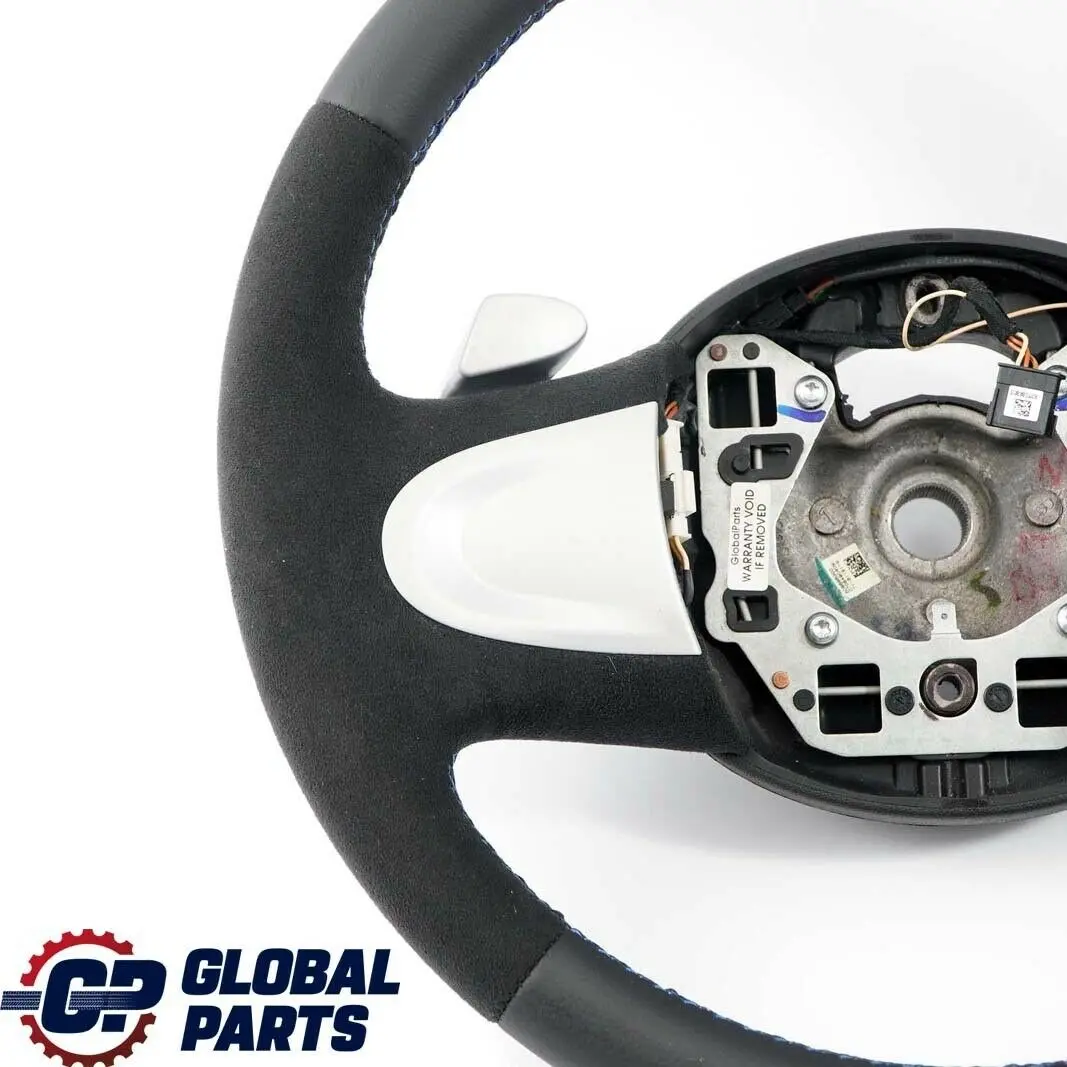 Nuova Pelle Nera / Alcantara Sport Look Volante Leve del Cambio per Mini Cooper R56 con numero di parte 2754633 Mini Cooper R56 Nuova Pelle Nera / Alcantara Sport Look Volante Leve del Cambio - SKU 2754633-2 - Numero di parte 2754633