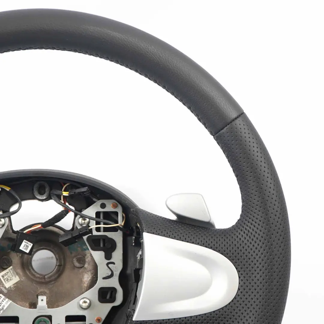 Leather Sport Look Steering Wheel Paddle Mini Cooper R55 R56 R57 NEW Black - SKU 2754633-4 - Part number 2754633