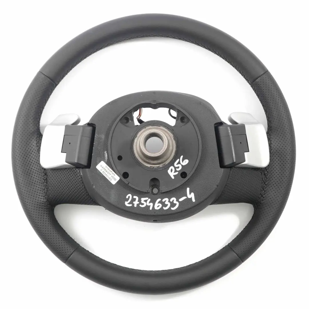 Leather Sport Look Steering Wheel Paddle Mini Cooper R55 R56 R57 NEW Black - SKU 2754633-4 - Part number 2754633