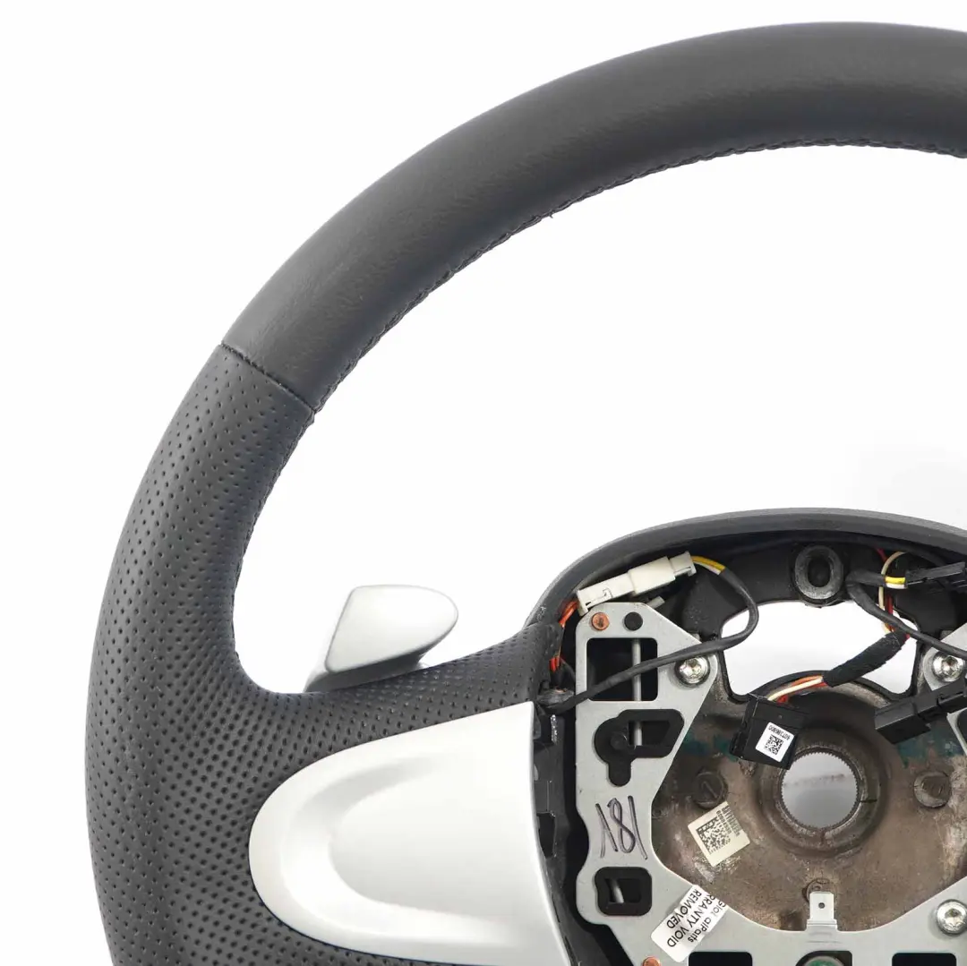 NEU Schwarz Leder Lenkrad 2 Speichen Schaltwippen für Mini Cooper R55 R56 R57 mit Teilenummer 2754633 Mini Cooper R55 R56 R57 NEU Schwarz Leder Lenkrad 2 Speichen Schaltwippen - SKU 2754633-4 - Teilenummer 2754633