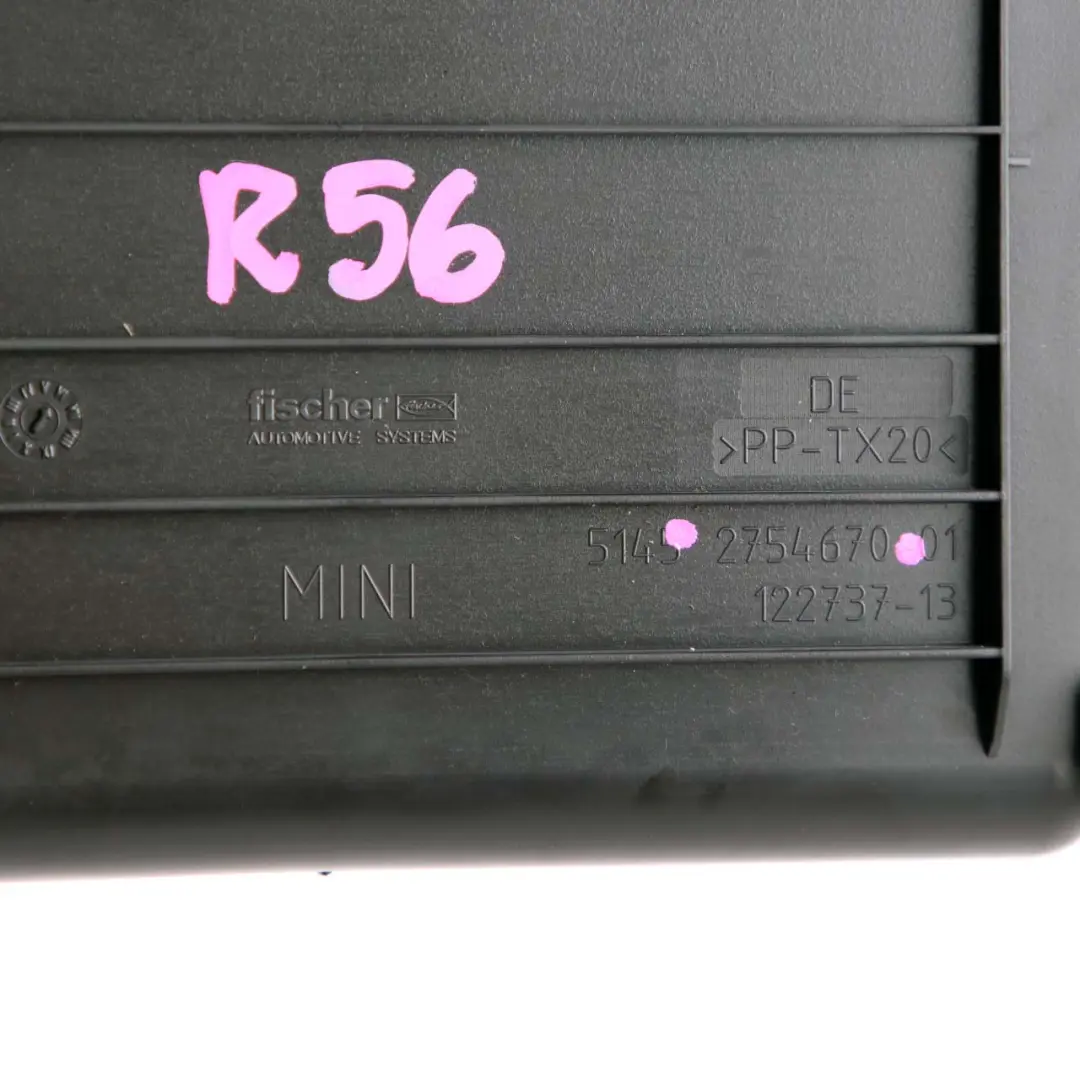  Dashboard Trim Storage Mini R55 R56 R57 R58 Dash Glove Box Left N/S - SKU 2754670 - Part number 2754670