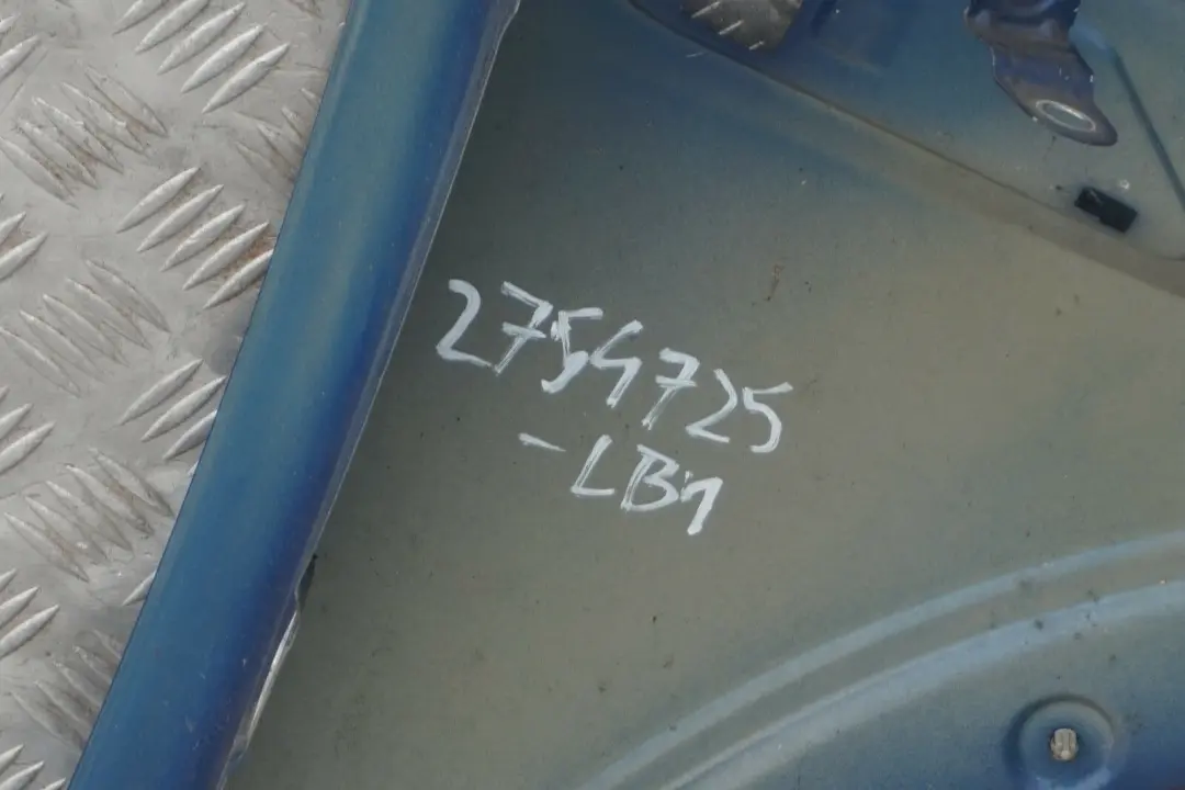 Side Panel Front Left Wing N/S Lightning Blue to BMW MINI Cooper 1 R55 R56 R57 R58 with Part number 2754725 BMW MINI Cooper 1 R55 R56 R57 R58 Side Panel Front Left Wing N/S Lightning Blue - SKU 2754725-LB1 - Part number 2754725