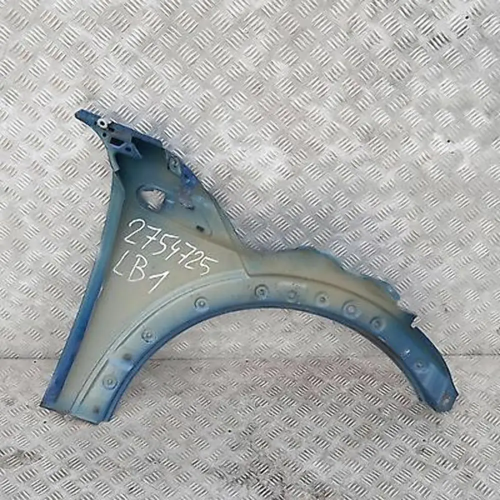Side Panel Front Left Wing N/S Lightning Blue to BMW MINI Cooper 1 R55 R56 R57 R58 with Part number 2754725 BMW MINI Cooper 1 R55 R56 R57 R58 Side Panel Front Left Wing N/S Lightning Blue - SKU 2754725-LB1 - Part number 2754725
