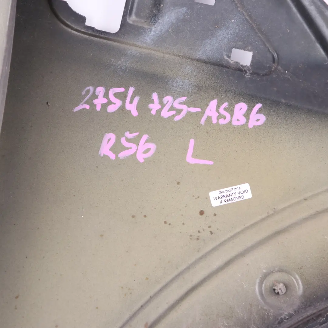 Side Wing Panel R57 R58 Front Left N/S Astro Black Metallic - A25 to Mini R55 R56 with Part number 2754725 Mini R55 R56 Side Wing Panel R57 R58 Front Left N/S Astro Black Metallic - A25 - SKU 2754725-ASB6 - Part number 2754725