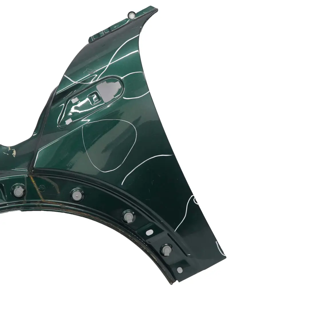 Side Wing Panel Front Left N/S R55 R57 British Racing Green - A67 to Mini R56 with Part number 2754725 Mini R56 Side Wing Panel Front Left N/S R55 R57 British Racing Green - A67 - SKU 2754725-BRG1 - Part number 2754725