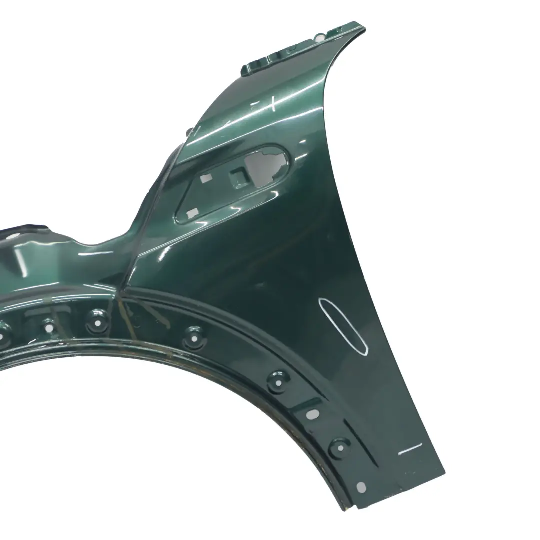 Pannello laterale alare anteriore sinistro R55 British Racing Green A67 per Mini R56 con numero di parte 2754725 Mini R56 Pannello laterale alare anteriore sinistro R55 British Racing Green A67 - SKU 2754725-BRG5 - Numero di parte 2754725