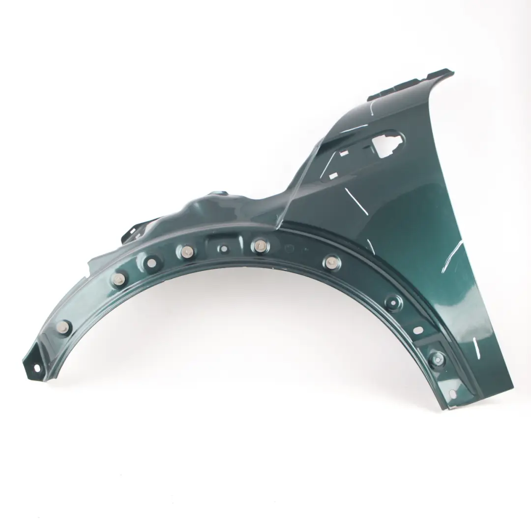 Side Panel Wing Front Left N/S Racing Green Metallic A67 to Mini Cooper One R55 R56 with Part number 2754725 Mini Cooper One R55 R56 Side Panel Wing Front Left N/S Racing Green Metallic A67 - SKU 2754725-BRG6 - Part number 2754725