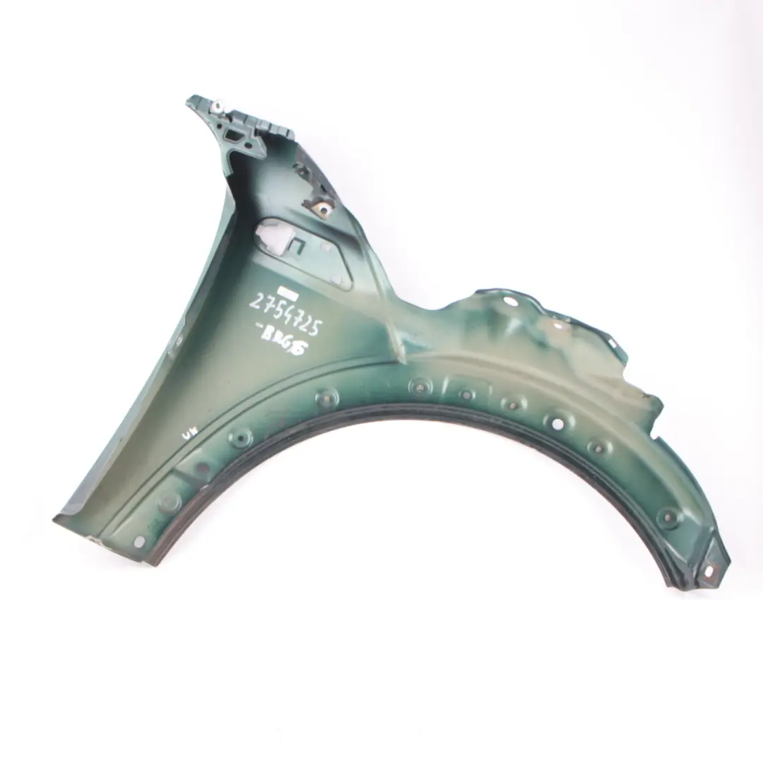 Seitenwand Vorne Links British Racing Green für BMW Mini 6 R55 R56 R57 R58 R59 LCI mit Teilenummer 2754725 BMW Mini 6 R55 R56 R57 R58 R59 LCI Seitenwand Vorne Links British Racing Green - SKU 2754725-BRG6 - Teilenummer 2754725