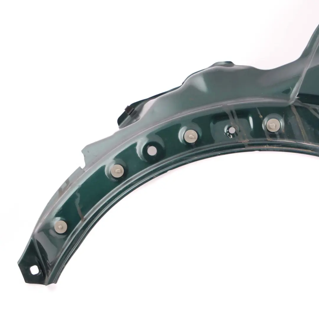 Side Wing Panel Front Left N/S R55 R57 British Green Metallic - A67 to Mini R56 with Part number 2754725 Mini R56 Side Wing Panel Front Left N/S R55 R57 British Green Metallic - A67 - SKU 2754725-BRG7 - Part number 2754725