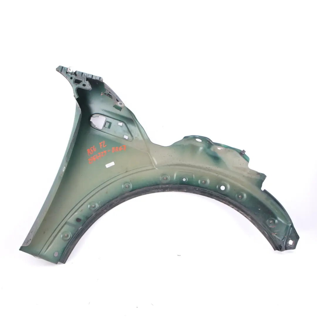 Side Wing Panel Front Left N/S R55 R57 British Green Metallic - A67 to Mini R56 with Part number 2754725 Mini R56 Side Wing Panel Front Left N/S R55 R57 British Green Metallic - A67 - SKU 2754725-BRG7 - Part number 2754725