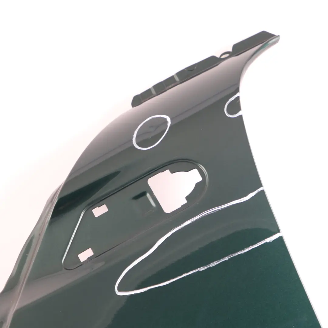 Side Wing Panel Front Left N/S R55 R57 British Green Metallic - A67 to Mini R56 with Part number 2754725 Mini R56 Side Wing Panel Front Left N/S R55 R57 British Green Metallic - A67 - SKU 2754725-BRG7 - Part number 2754725