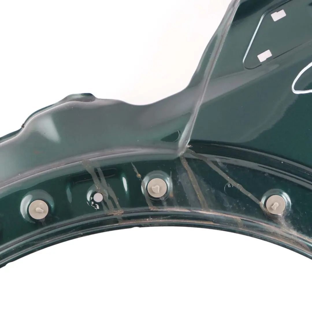 Side Wing Panel Front Left N/S R55 R57 British Green Metallic - A67 to Mini R56 with Part number 2754725 Mini R56 Side Wing Panel Front Left N/S R55 R57 British Green Metallic - A67 - SKU 2754725-BRG7 - Part number 2754725