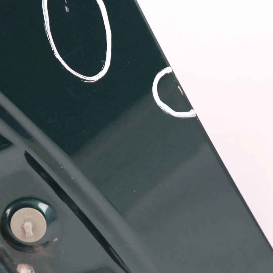 Side Wing Panel Front Left N/S R55 R57 British Green Metallic - A67 to Mini R56 with Part number 2754725 Mini R56 Side Wing Panel Front Left N/S R55 R57 British Green Metallic - A67 - SKU 2754725-BRG7 - Part number 2754725