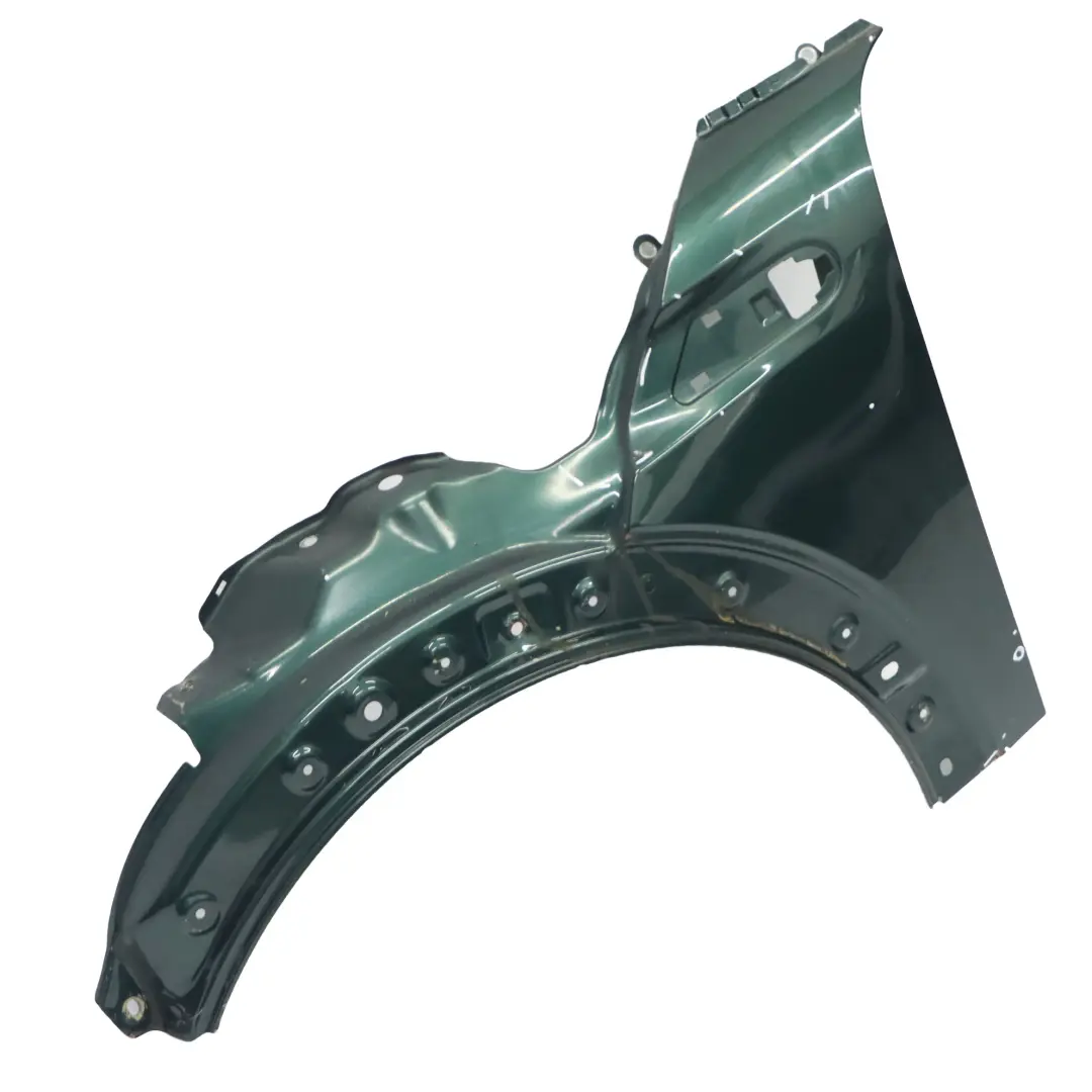 Side Wing Panel Front Left N/S R55 R57 British Green Metallic - A67 to Mini R56 with Part number 2754725 Mini R56 Side Wing Panel Front Left N/S R55 R57 British Green Metallic - A67 - SKU 2754725-BRG9 - Part number 2754725