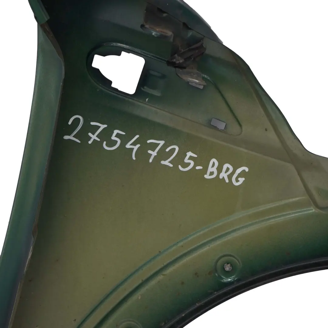  @Mini R55 R56 R57 Panel Lateral Delantero Ala Izquierda British Racing Green A67 - SKU 2754725-BRG - Número de pieza 2754725