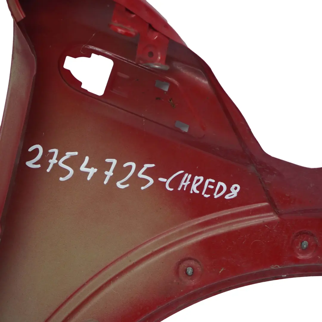 Side Panel Front Left Wing N/S Chili Red - 851 to Mini Cooper R55 R56 R57 R58 with Part number 2754725 Mini Cooper R55 R56 R57 R58 Side Panel Front Left Wing N/S Chili Red - 851 - SKU 2754725-CHRED8 - Part number 2754725
