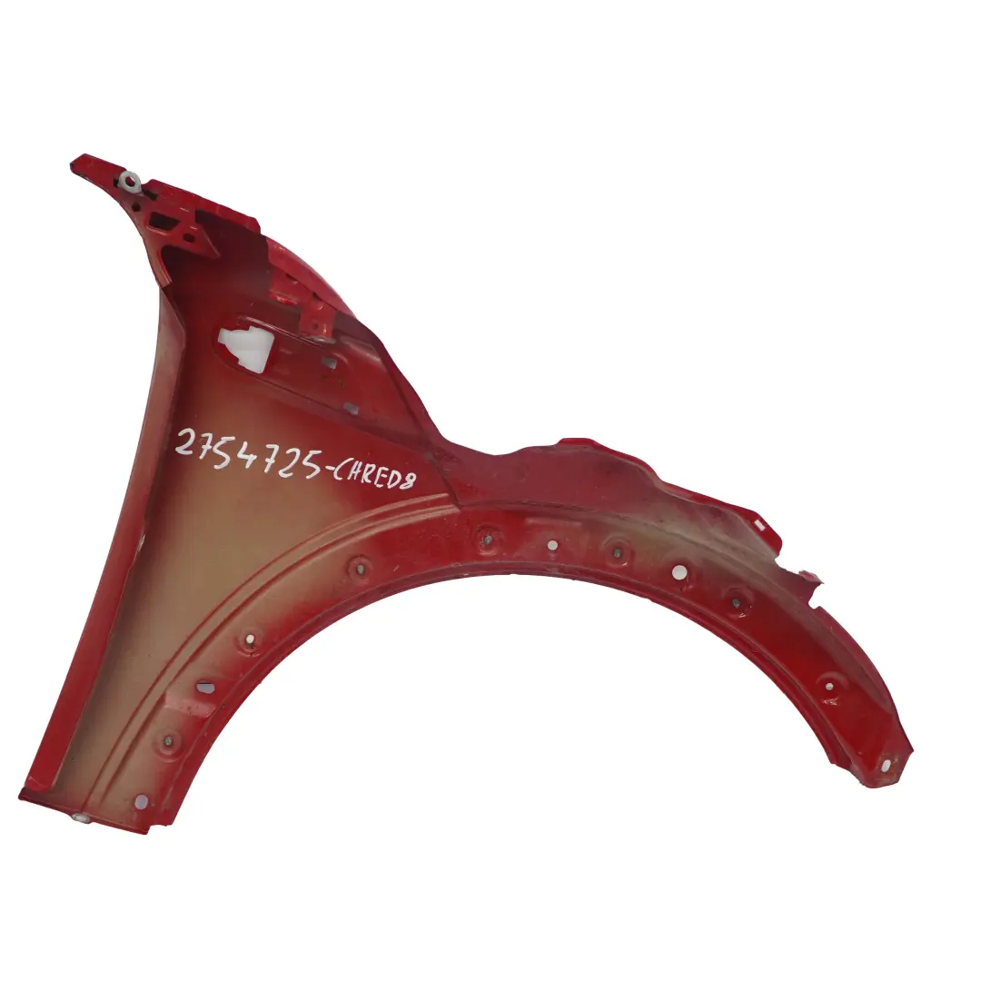 Panel Lateral Delantero Ala Izquierda Chili Red - 851 para Mini R55 R56 R57 R58 con número de pieza 2754725 Mini R55 R56 R57 R58 Panel Lateral Delantero Ala Izquierda Chili Red - 851 - SKU 2754725-CHRED8 - Número de pieza 2754725