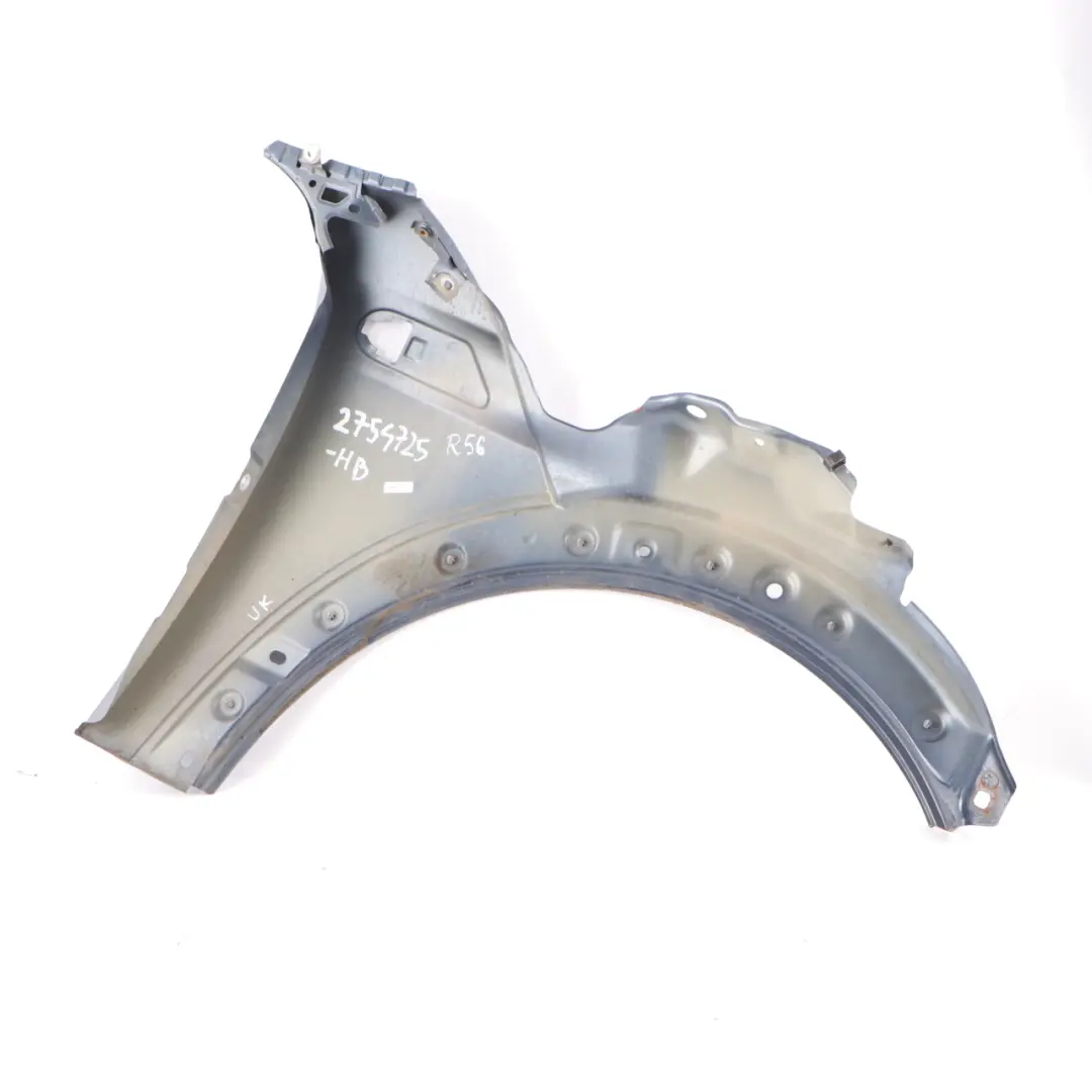 Side Panel Front Left Wing N/S Horizon Blue A93 to Mini Cooper R55 R56 R57 R58 with Part number 2754725 Mini Cooper R55 R56 R57 R58 Side Panel Front Left Wing N/S Horizon Blue A93 - SKU 2754725-HB - Part number 2754725