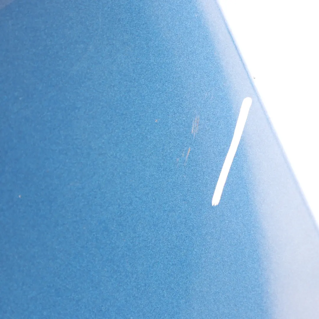 Side Panel Front Left Wing N/S R55 R57 Lightning Blue Metallic - A63 to Mini R56 with Part number 2754725 Mini R56 Side Panel Front Left Wing N/S R55 R57 Lightning Blue Metallic - A63 - SKU 2754725-LB12 - Part number 2754725