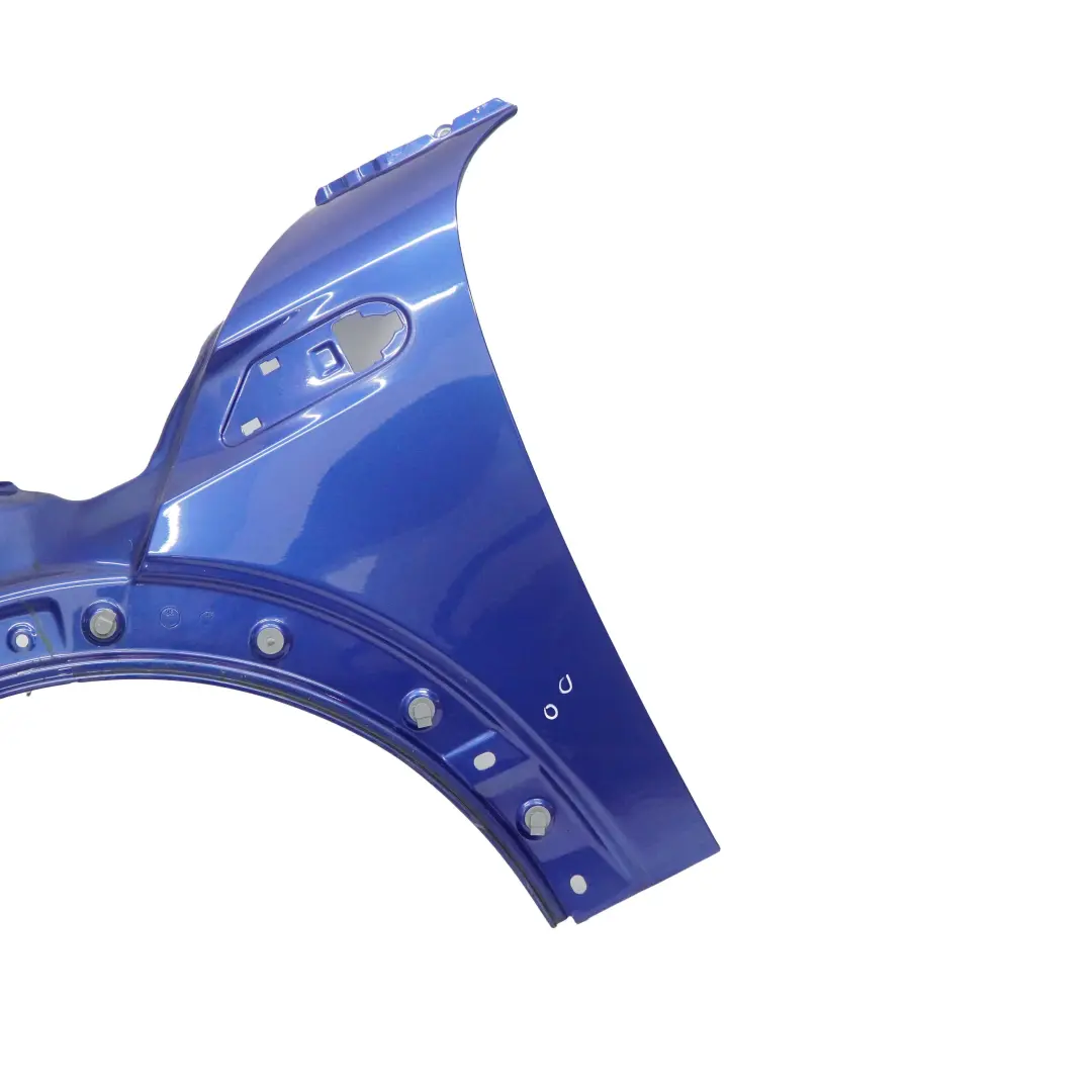 Side Wing Panel Front Left N/S Fender R55 R57 Lightning Blue - A63 to Mini R56 with Part number 2754725 Mini R56 Side Wing Panel Front Left N/S Fender R55 R57 Lightning Blue - A63 - SKU 2754725-LB13 - Part number 2754725