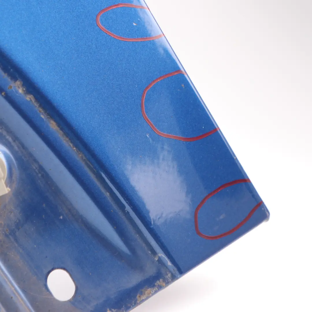 Side Wing Panel Front Left N/S Fender R55 R57 Lightning Blue - A63 to Mini R56 with Part number 2754725 Mini R56 Side Wing Panel Front Left N/S Fender R55 R57 Lightning Blue - A63 - SKU 2754725-LB14 - Part number 2754725