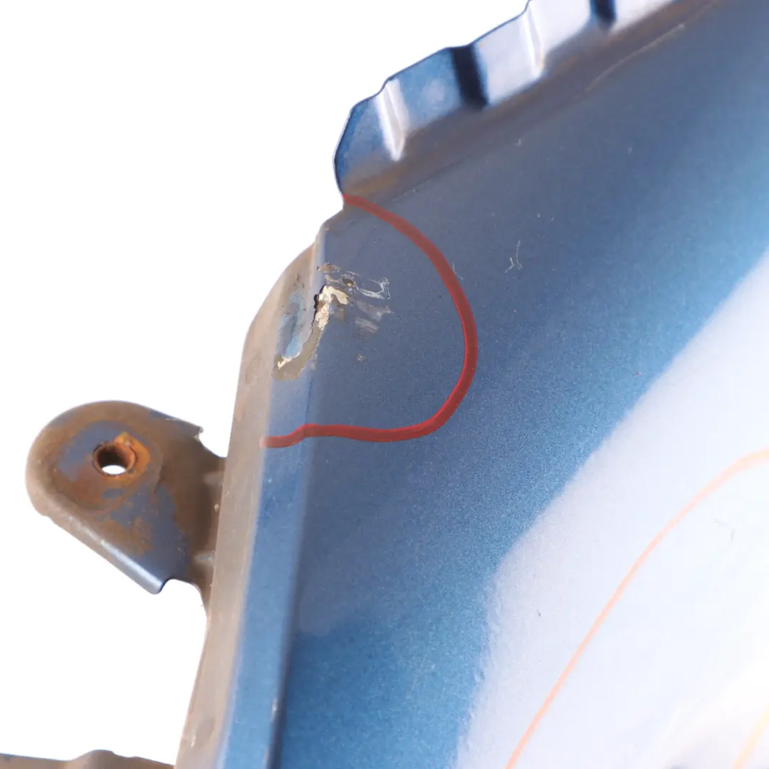 Side Wing Panel Front Left N/S Fender R55 R57 Lightning Blue - A63 to Mini R56 with Part number 2754725 Mini R56 Side Wing Panel Front Left N/S Fender R55 R57 Lightning Blue - A63 - SKU 2754725-LB14 - Part number 2754725