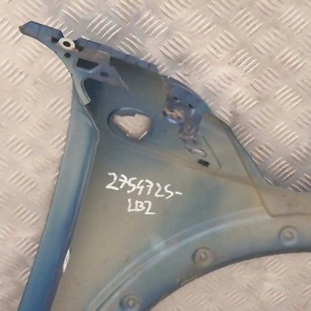 Side Panel Front Left Wing N/S Lightning Blue to BMW MINI Cooper 2 R55 R56 R57 R58 with Part number 2754725 BMW MINI Cooper 2 R55 R56 R57 R58 Side Panel Front Left Wing N/S Lightning Blue - SKU 2754725-LB2 - Part number 2754725