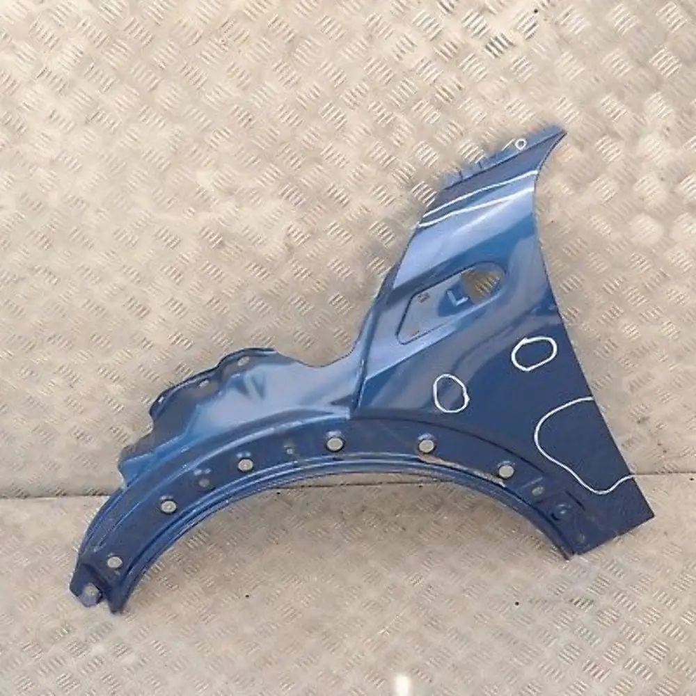 Panel lateral delantero izquierdo Lightning Blue para Mini Cooper 2 R55 R56 R57 R58 con número de pieza 2754725 Mini Cooper 2 R55 R56 R57 R58 Panel lateral delantero izquierdo Lightning Blue - SKU 2754725-LB2 - Número de pieza 2754725