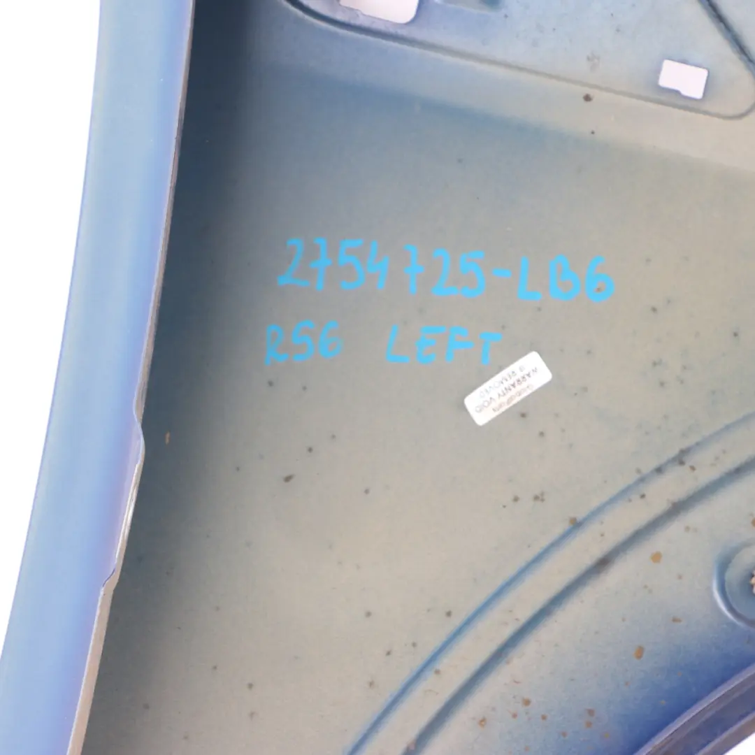 Side Panel Front Left Wing N/S Lightning Blue to Mini R55 R56 R57 R58 with Part number 2754725 Mini R55 R56 R57 R58 Side Panel Front Left Wing N/S Lightning Blue - SKU 2754725-LB6 - Part number 2754725