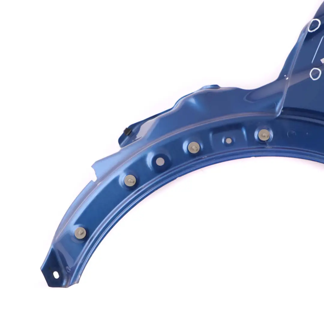Side Panel Front Left Wing N/S Lightning Blue - A63 to Mini Cooper R55 R56 R57 with Part number 2754725 Mini Cooper R55 R56 R57 Side Panel Front Left Wing N/S Lightning Blue - A63 - SKU 2754725-LB7 - Part number 2754725