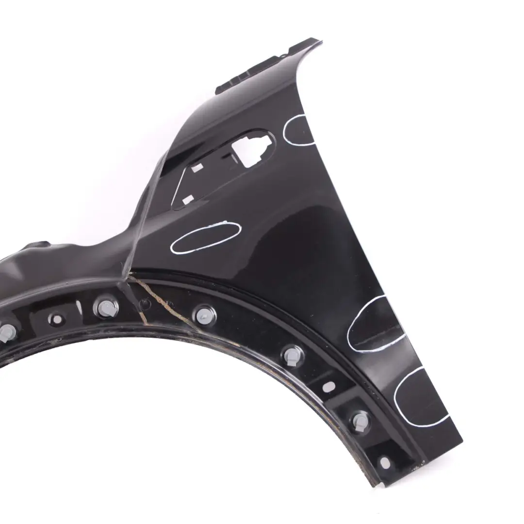 Side Panel Front Left Wing N/S R55 R57 Midnight Black Metallic - A94 to Mini R56 with Part number 2754725 Mini R56 Side Panel Front Left Wing N/S R55 R57 Midnight Black Metallic - A94 - SKU 2754725-MNB4 - Part number 2754725