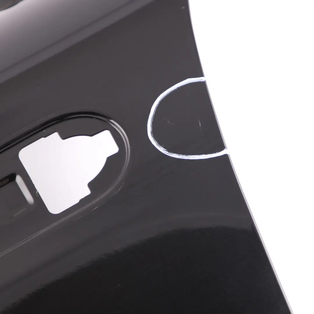 Side Panel Front Left Wing N/S R55 R57 Midnight Black Metallic - A94 to Mini R56 with Part number 2754725 Mini R56 Side Panel Front Left Wing N/S R55 R57 Midnight Black Metallic - A94 - SKU 2754725-MNB4 - Part number 2754725