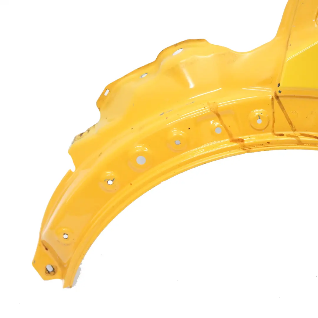 Seitenwand vorne links Kotflügel Mellow Yellow Gelb für BMW Mini R55 R56 R57 3 mit Teilenummer 2754725 BMW Mini R55 R56 R57 3 Seitenwand vorne links Kotflügel Mellow Yellow Gelb - SKU 2754725-MY3 - Teilenummer 2754725