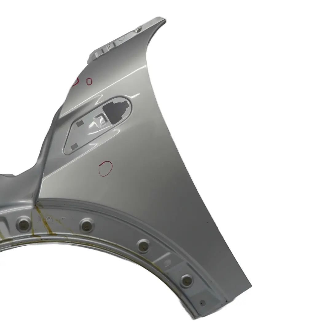 Side Panel Front Left Wing N/S Pure Silver - 900 to Mini Cooper R55 R56 R57 R58 with Part number 2754725 Mini Cooper R55 R56 R57 R58 Side Panel Front Left Wing N/S Pure Silver - 900 - SKU 2754725-PS4 - Part number 2754725