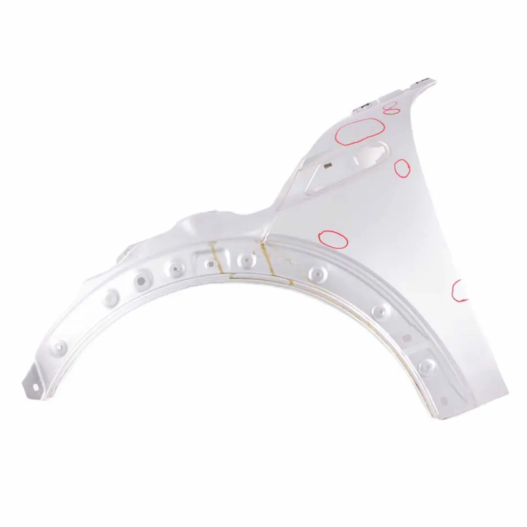 Front Left Wing Side Panel N/S Pure Silver - 900 to Mini Cooper R55 R56 R57 R58 5 with Part number 2754725 Mini Cooper R55 R56 R57 R58 5 Front Left Wing Side Panel N/S Pure Silver - 900 - SKU 2754725-PS5 - Part number 2754725