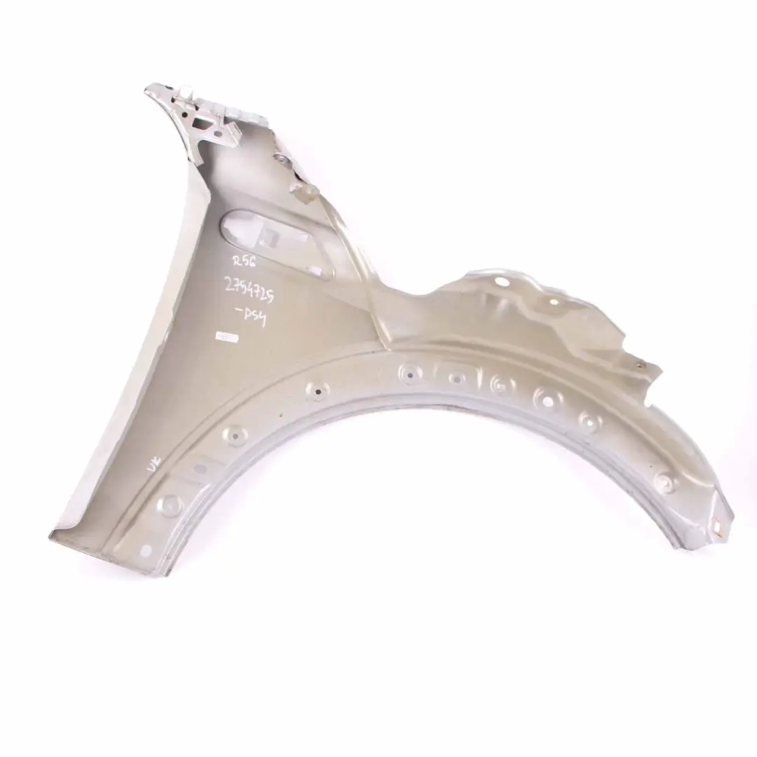Front Left Wing Side Panel N/S Pure Silver - 900 to Mini Cooper R55 R56 R57 R58 5 with Part number 2754725 Mini Cooper R55 R56 R57 R58 5 Front Left Wing Side Panel N/S Pure Silver - 900 - SKU 2754725-PS5 - Part number 2754725