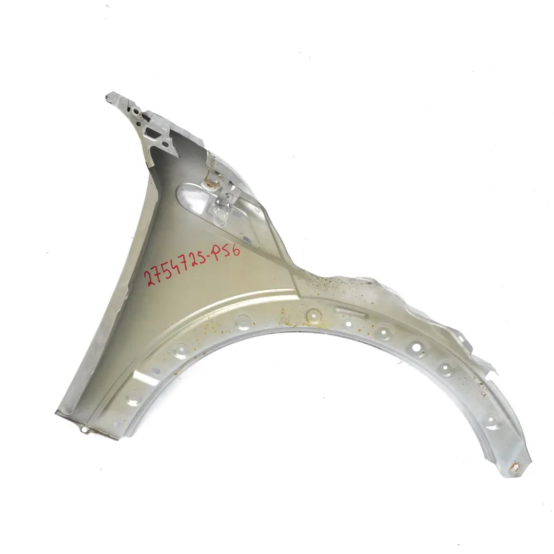 Błotnik Lewy Przód Pure Silver Srebrny - 900 do Mini R55 R56 R57 o numerze 2754725 Mini R55 R56 R57 Błotnik Lewy Przód Pure Silver Srebrny - 900 - SKU 2754725-PS6 - Numer Części 2754725