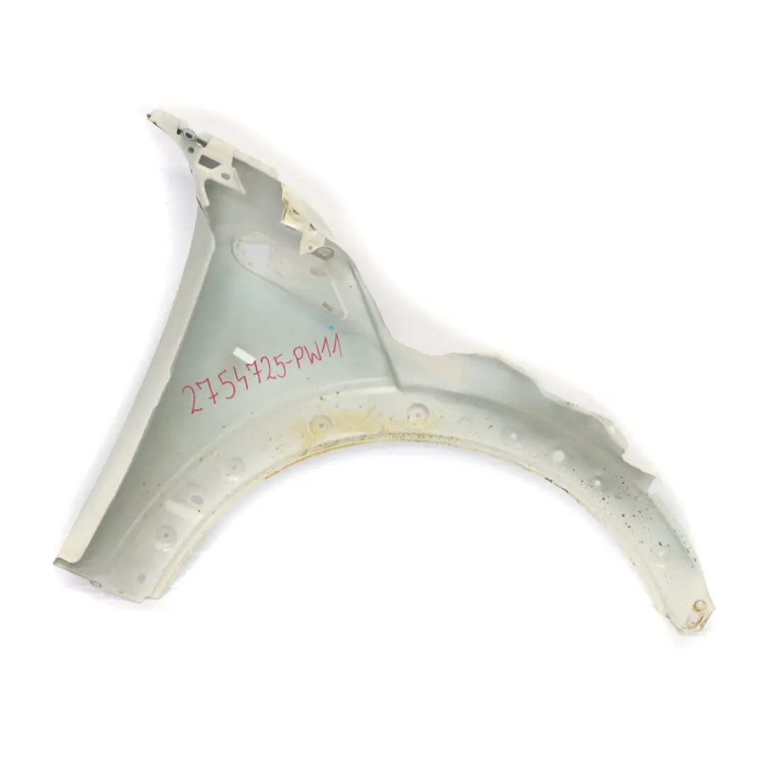 Błotnik Lewy Przedni Skrzydło Pepper White 850 do Mini R55 R56 R57 o numerze 2754725 Mini R55 R56 R57 Błotnik Lewy Przedni Skrzydło Pepper White 850 - SKU 2754725-PW11 - Numer Części 2754725