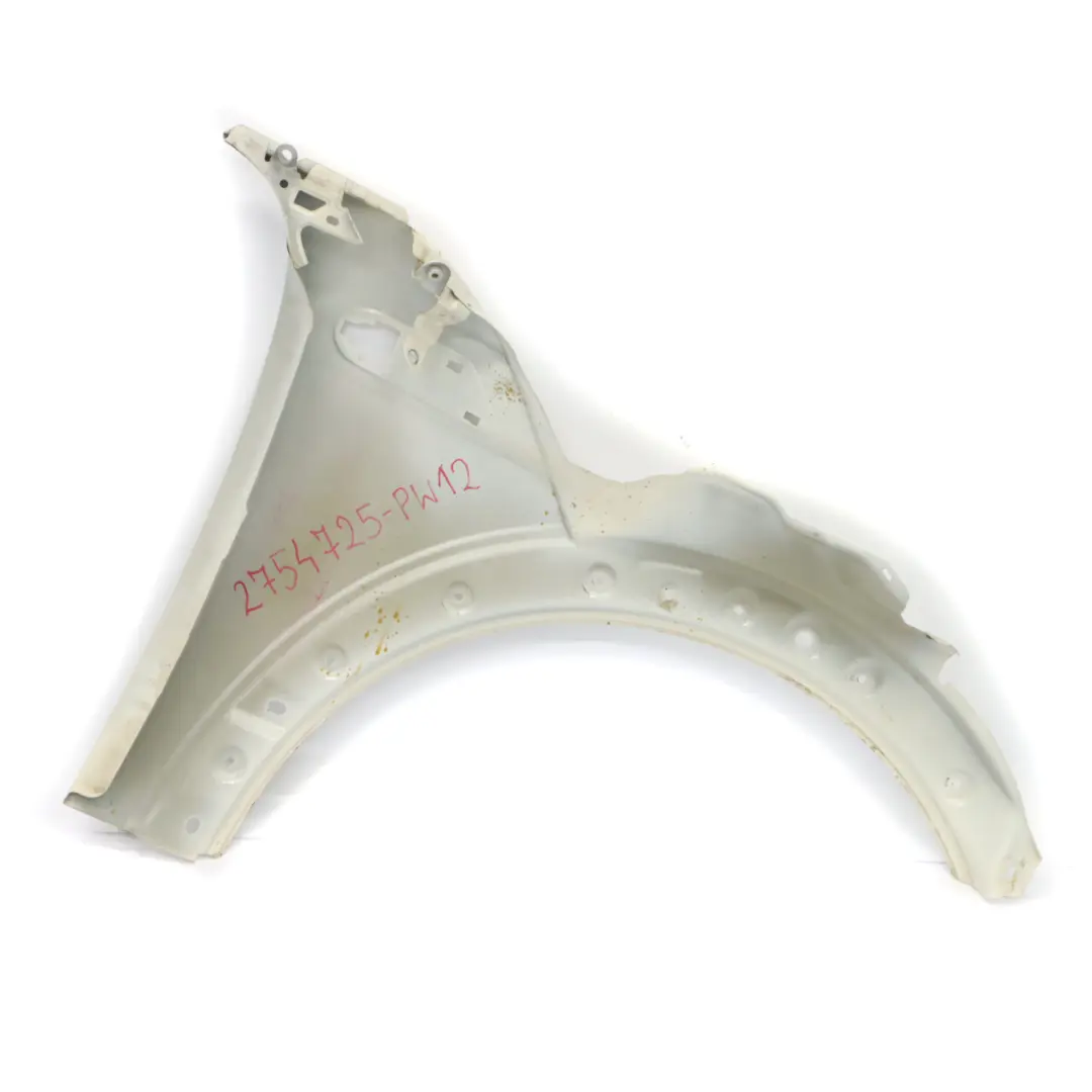 Błotnik Lewy Przedni Skrzydło Pepper White - 850 do Mini R55 R56 R57 o numerze 2754725 Mini R55 R56 R57 Błotnik Lewy Przedni Skrzydło Pepper White - 850 - SKU 2754725-PW12 - Numer Części 2754725