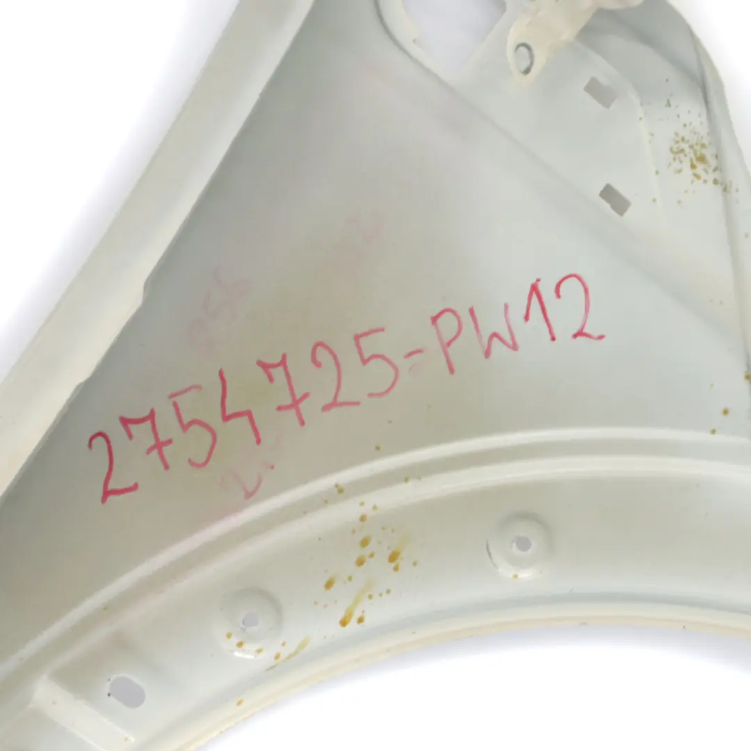 Mini R55 R56 R57 Panel Lateral Delantero Ala Izquierda Pepper White - 850 - SKU 2754725-PW12 - Número de pieza 2754725