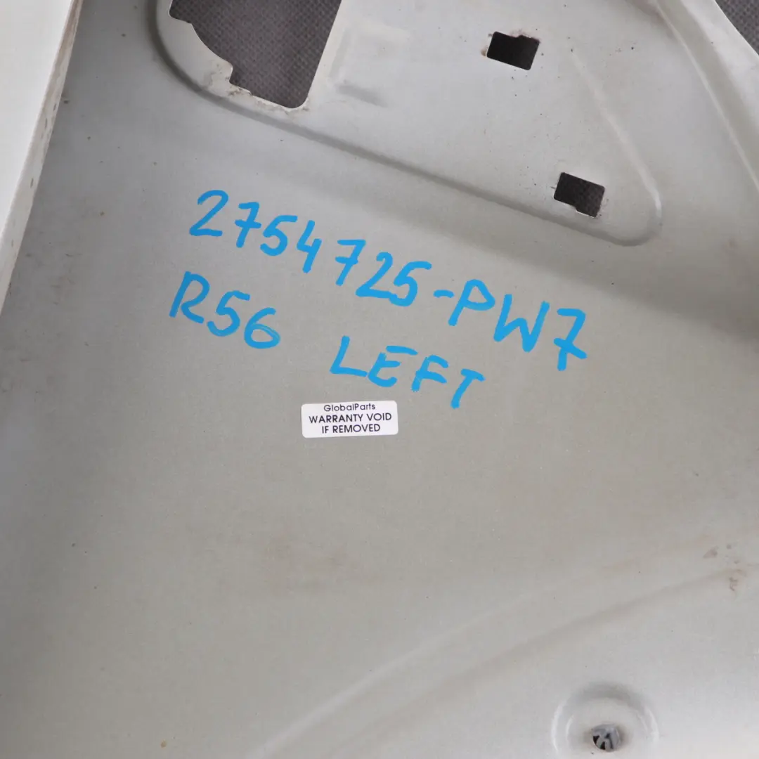 Side Panel Front Left Wing N/S Pepper White - 850 to Mini Cooper R55 R56 R57 with Part number 2754725 Mini Cooper R55 R56 R57 Side Panel Front Left Wing N/S Pepper White - 850 - SKU 2754725-PW7 - Part number 2754725