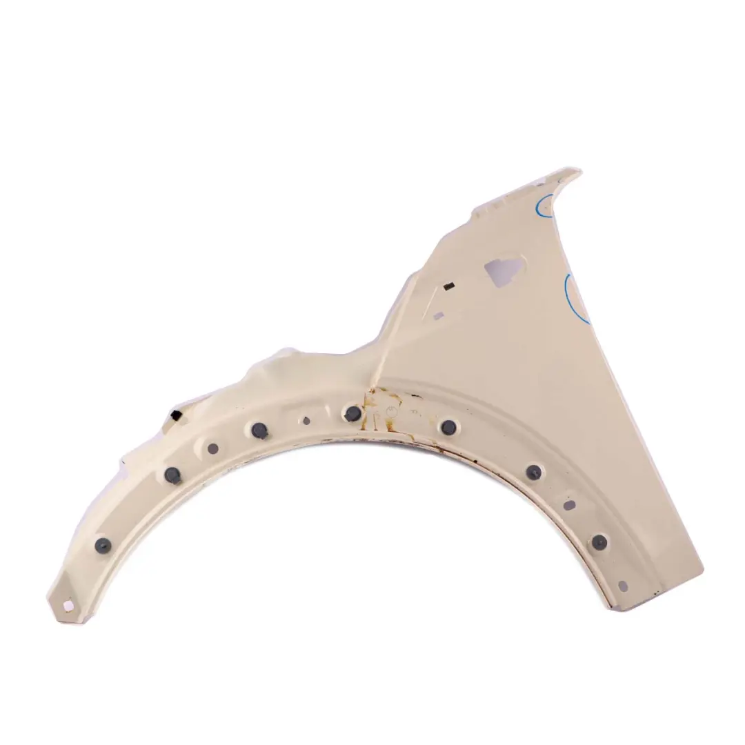 Front Left Wing Side Panel N/S Pepper White - 850 to Mini Cooper R55 R56 R57 9 with Part number 2754725 Mini Cooper R55 R56 R57 9 Front Left Wing Side Panel N/S Pepper White - 850 - SKU 2754725-PW9 - Part number 2754725