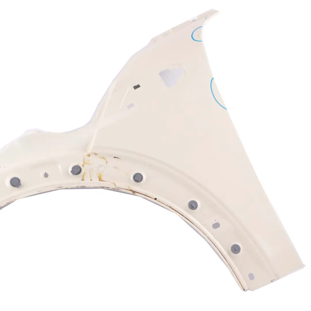Front Left Wing Side Panel N/S Pepper White - 850 to Mini Cooper R55 R56 R57 9 with Part number 2754725 Mini Cooper R55 R56 R57 9 Front Left Wing Side Panel N/S Pepper White - 850 - SKU 2754725-PW9 - Part number 2754725
