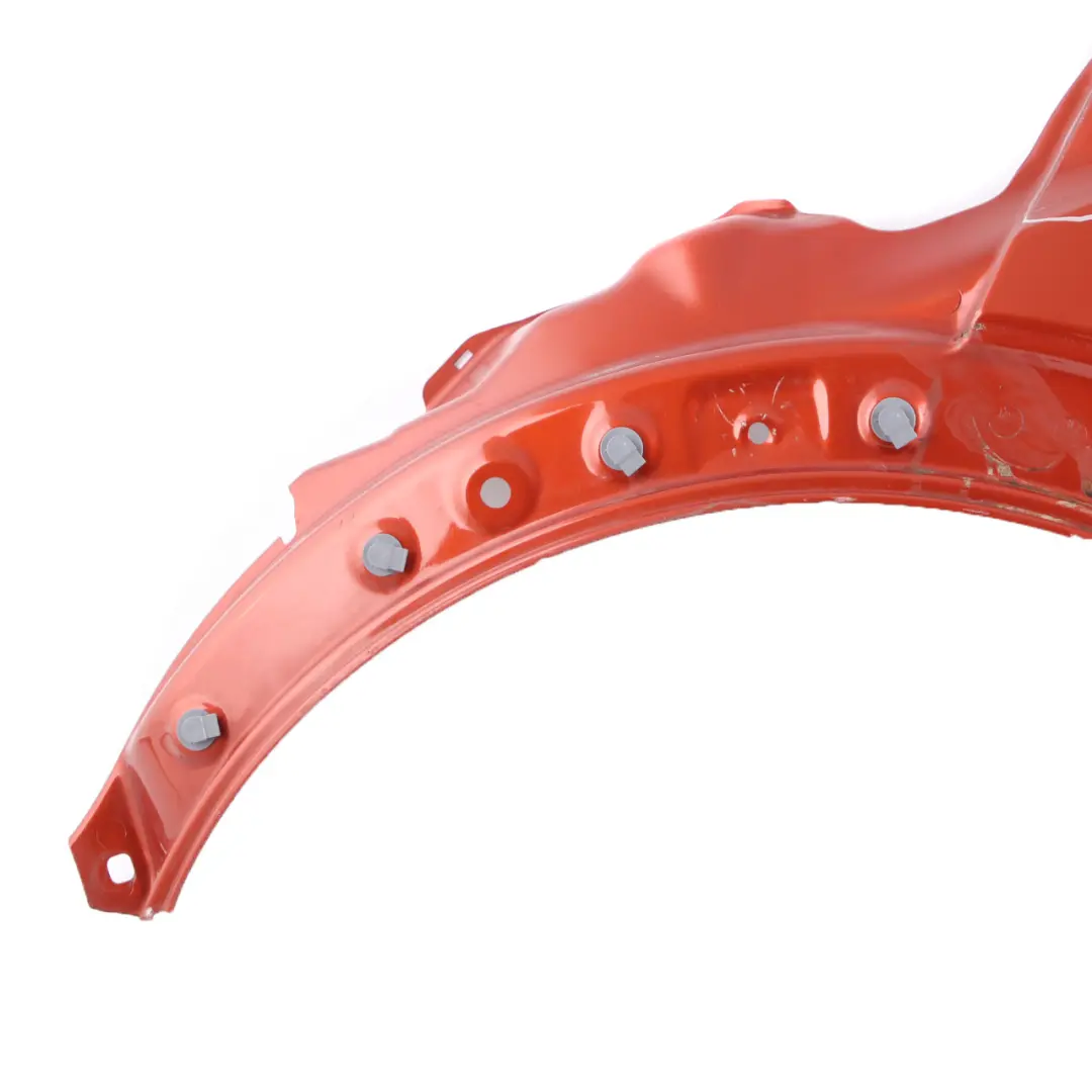 Side Panel Front Left Wing N/S Spice Orange - B23 to Mini Cooper R55 R56 R57 with Part number 2754725 Mini Cooper R55 R56 R57 Side Panel Front Left Wing N/S Spice Orange - B23 - SKU 2754725-SPICE - Part number 2754725