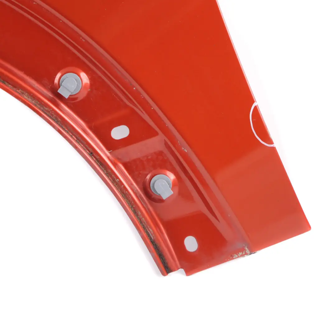 Side Panel Front Left Wing N/S Spice Orange - B23 to Mini Cooper R55 R56 R57 with Part number 2754725 Mini Cooper R55 R56 R57 Side Panel Front Left Wing N/S Spice Orange - B23 - SKU 2754725-SPICE - Part number 2754725