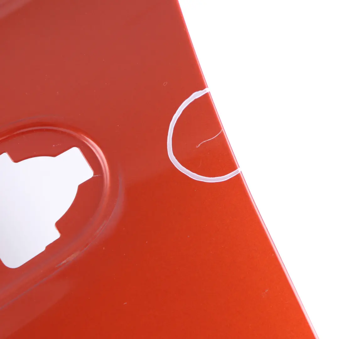 Side Panel Front Left Wing N/S Spice Orange - B23 to Mini Cooper R55 R56 R57 with Part number 2754725 Mini Cooper R55 R56 R57 Side Panel Front Left Wing N/S Spice Orange - B23 - SKU 2754725-SPICE - Part number 2754725