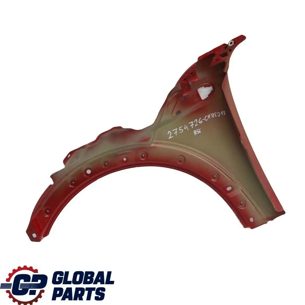 Side Panel Front Right Wing O/S Chili Red to BMW Mini Cooper 13 R55 R56 R57 R58 with Part number 2754726 BMW Mini Cooper 13 R55 R56 R57 R58 Side Panel Front Right Wing O/S Chili Red - SKU 2754726-CHRED13 - Part number 2754726