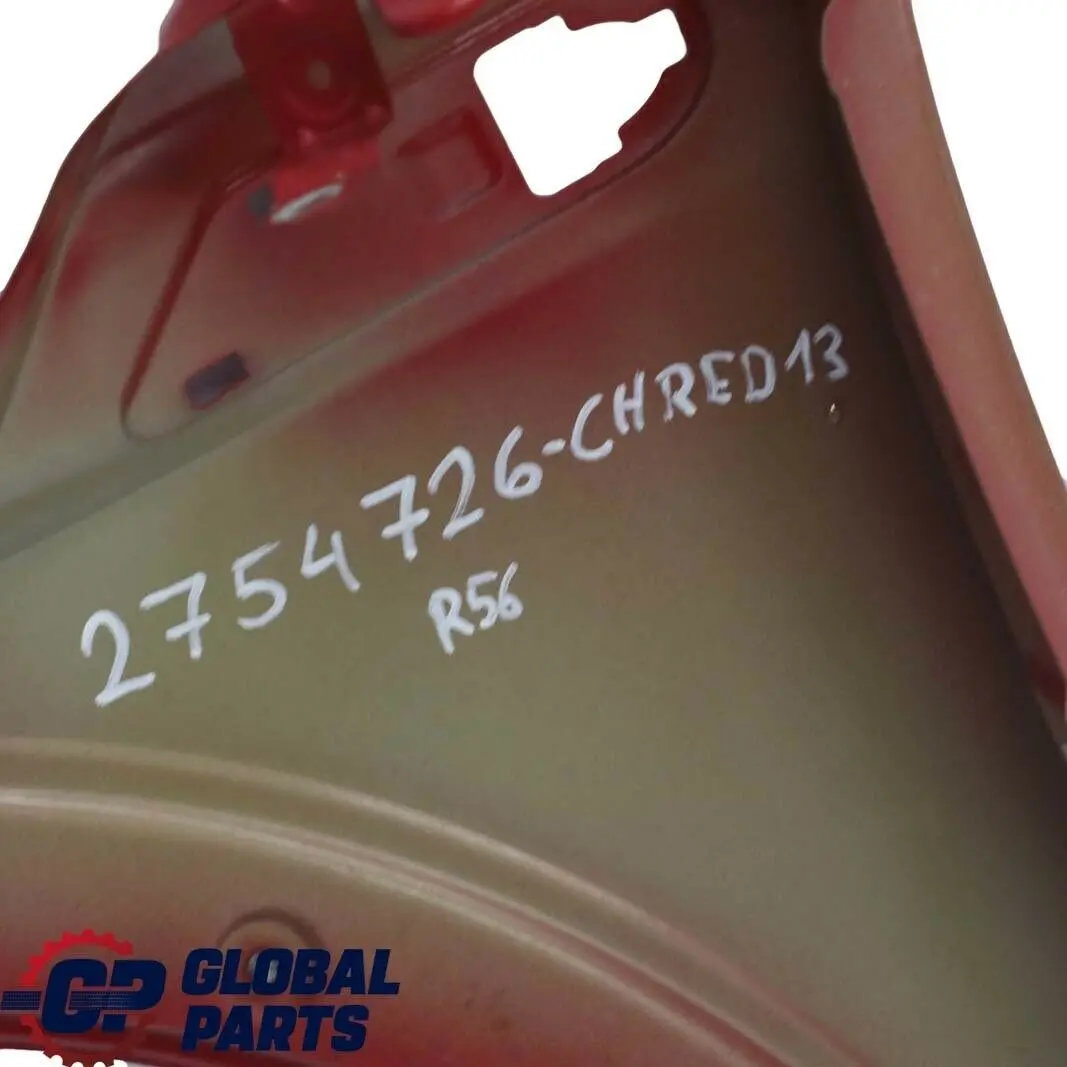 Błotnik prawy Chili Red 851 do MINI Cooper R56 o numerze 2754726 MINI Cooper R56 Błotnik prawy Chili Red 851 - SKU 2754726-CHRED13 - Numer Części 2754726
